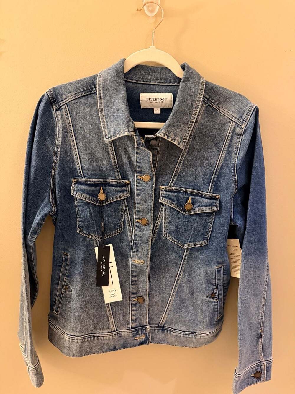 Liverpool Los Angeles Eco Classic Stretch Denim Jacket Reprieve Women’s Large